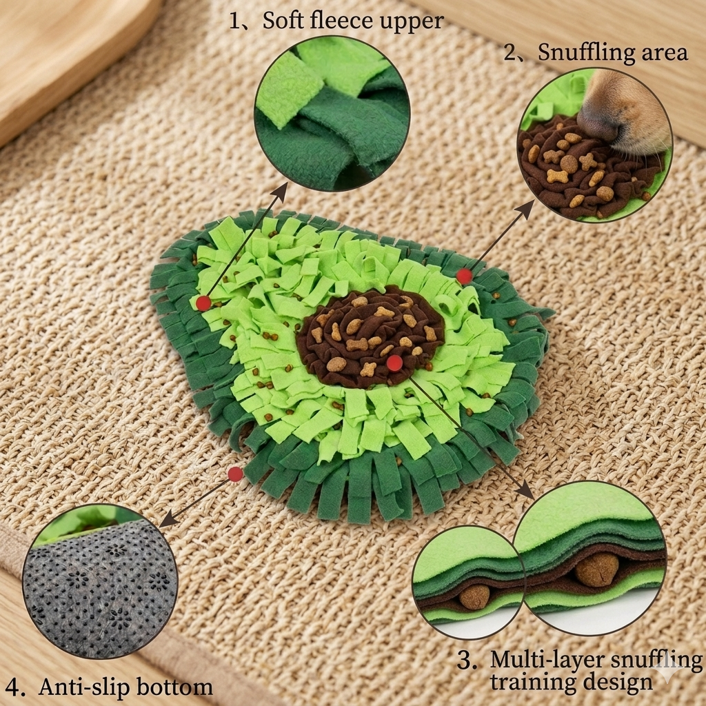 Truffle Snail™ Snuffle Mat for Dogs